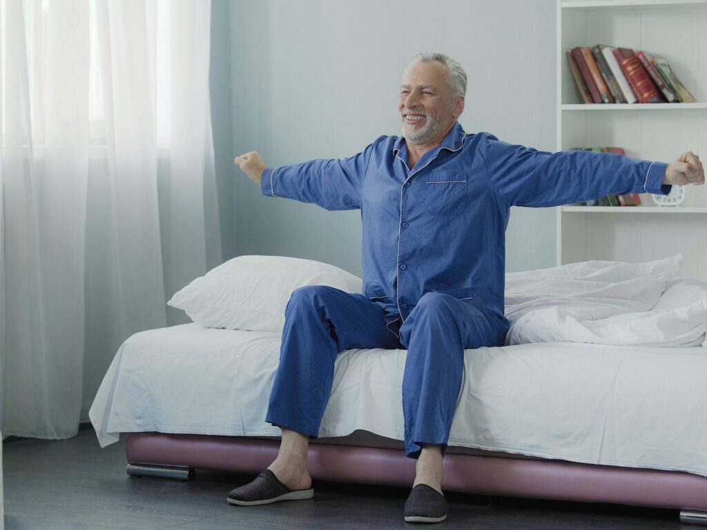 Exercising after waking up in the morning makes bones stronger and longer