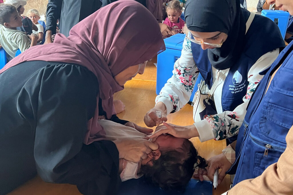 Polio vaccination continues in Gaza amid fears of occupation treachery