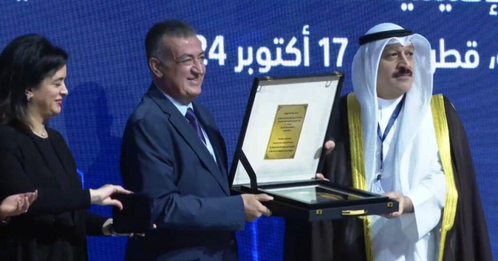Director of the Hussein Center receives the Kuwait Award for Cancer Control