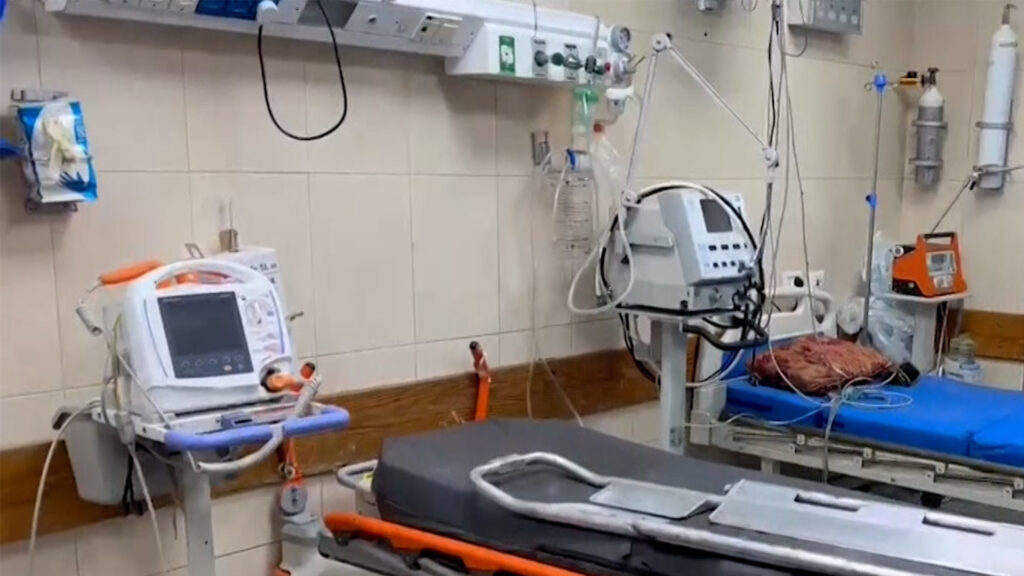 The World Health Organization stresses the need to protect hospitals following Israel’s bombing of a hospital in Gaza