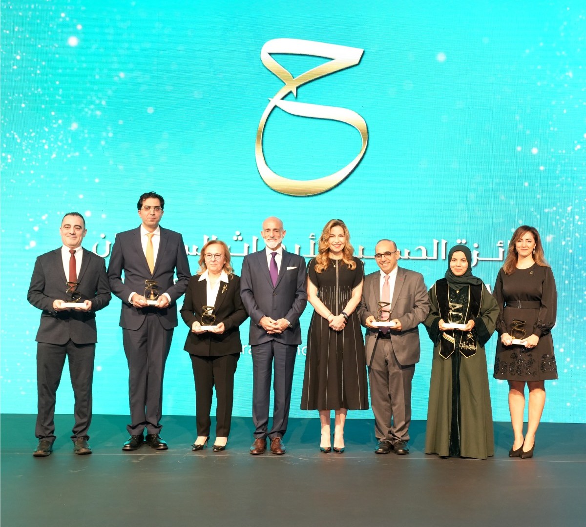 It included 13 Arab scientists.. Honoring the winners of the Hussein Award for Cancer Research for the years 2023 and 2024