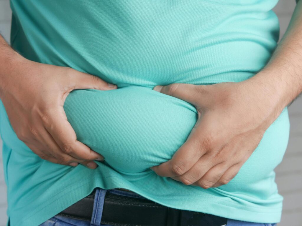 How do stress hormones cause obesity-related diabetes?