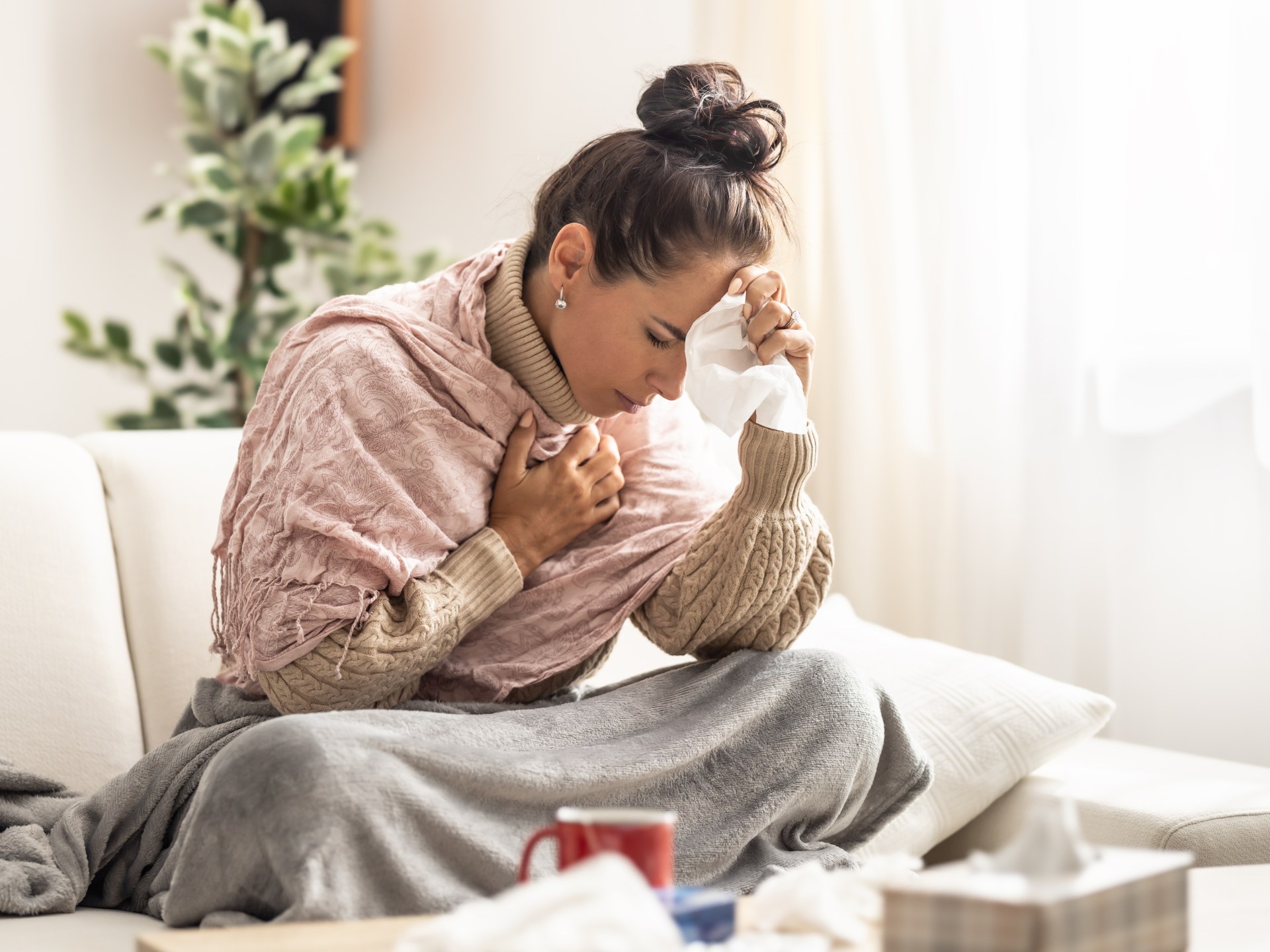 She has long Covid and is unable to open a bottle of water