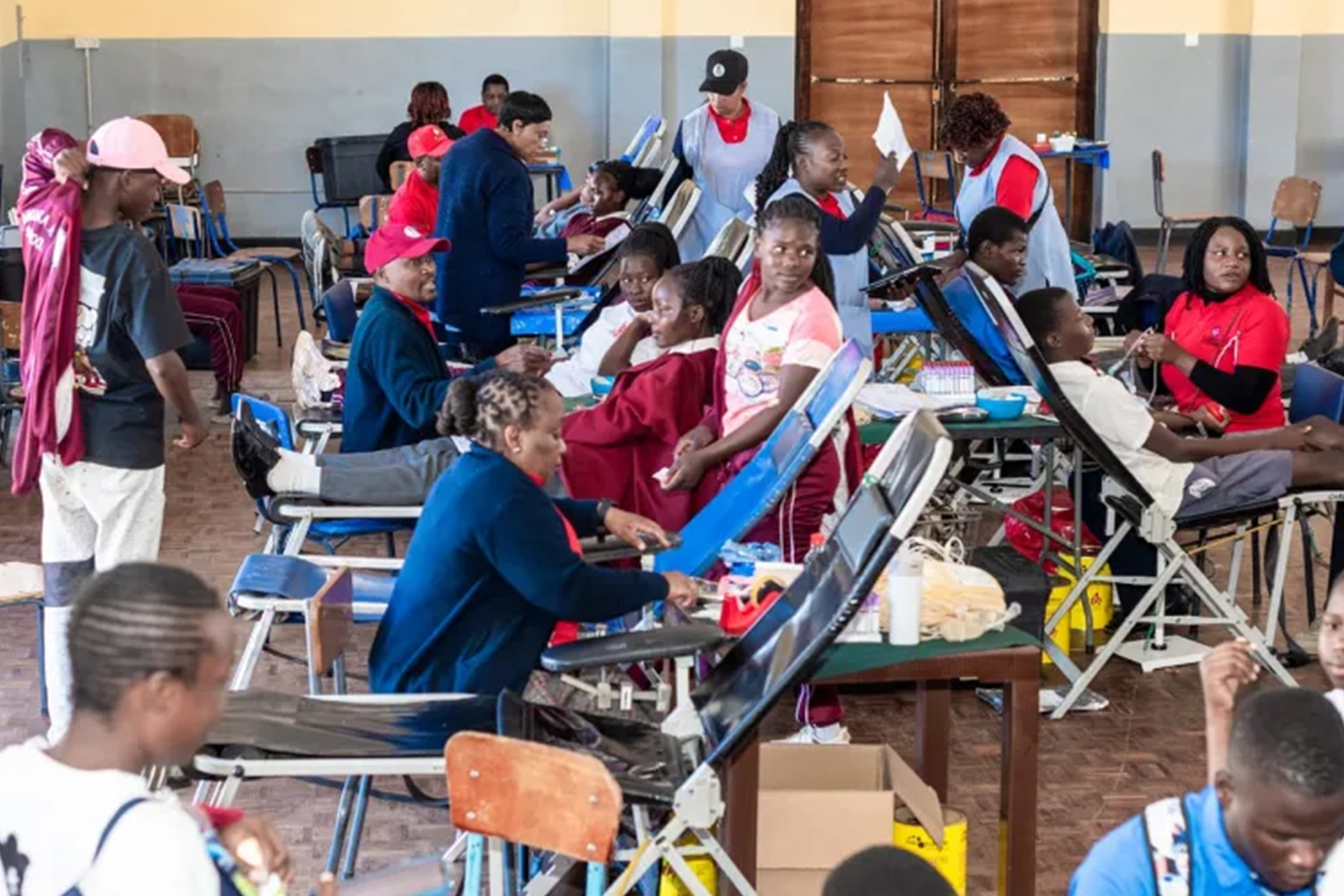 How does blood turn into a financial burden in Zimbabwe?