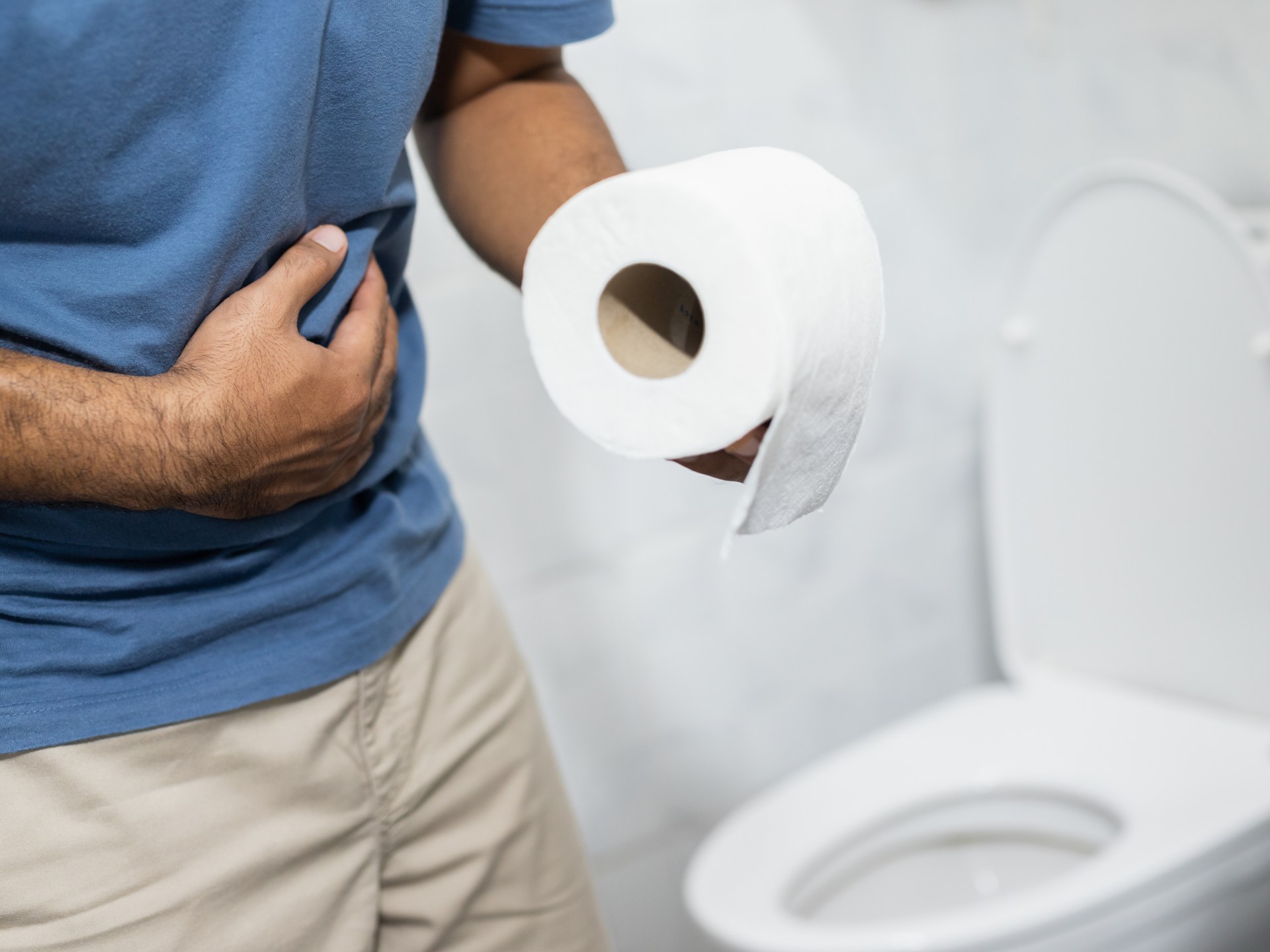 Why do some irritable bowel patients suffer from diarrhea?