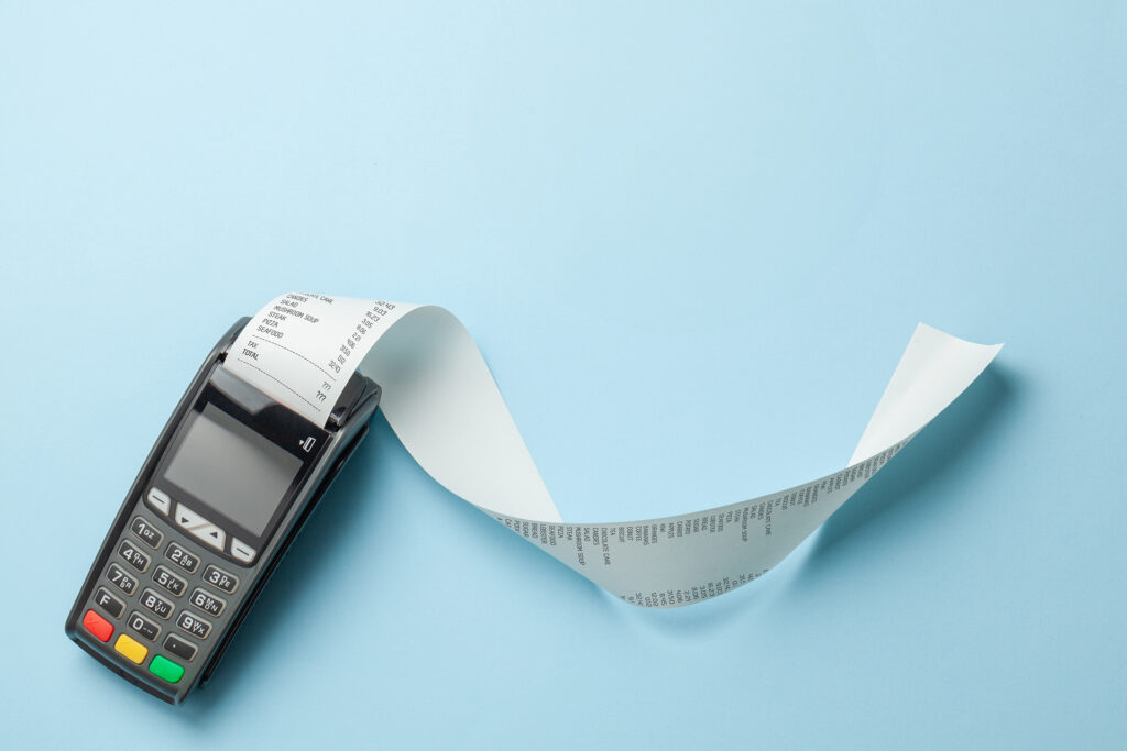 Does paper receipts contain a toxic substance?