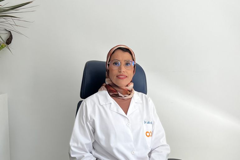 Morocco/ Rabat/ Sana Al -Qweiti/ Dr. Latifa Mesbah, a cancer treatment specialist/ Source of the image, Sanaa Al -Qweiti