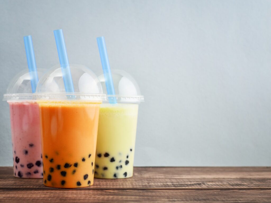 Development of beads similar to boba tea to lose weight
