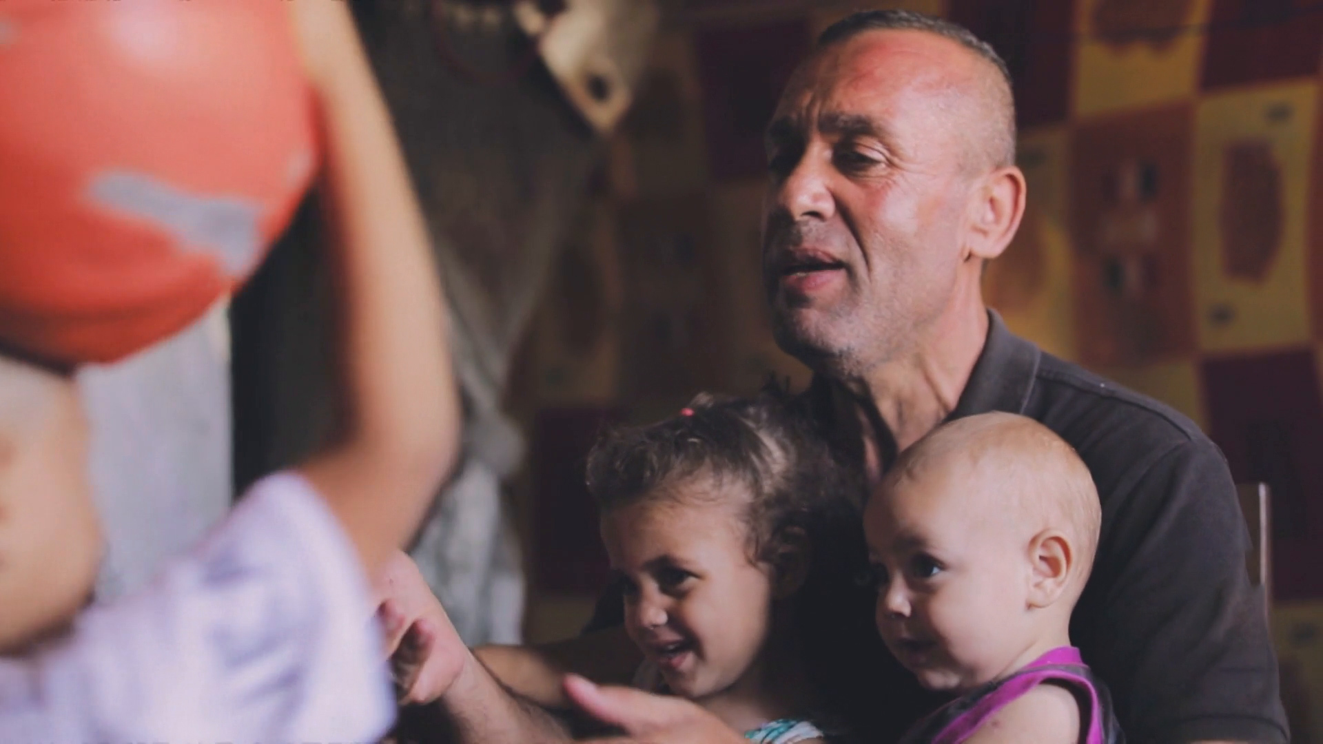 Why do we see pictures of children in Gaza for them "paunch" Despite starvation?