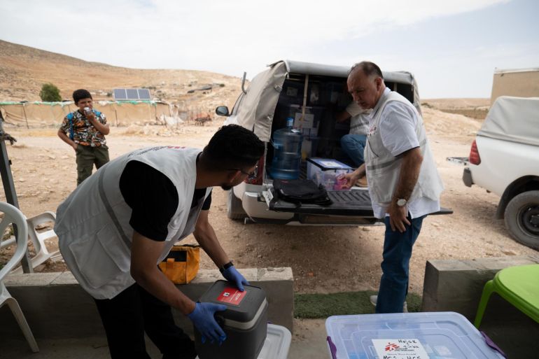Palestine - Hebron - Musafer Yatta - Doctors Without Borders mobile clinic - 2025 (Doctors Without Borders)