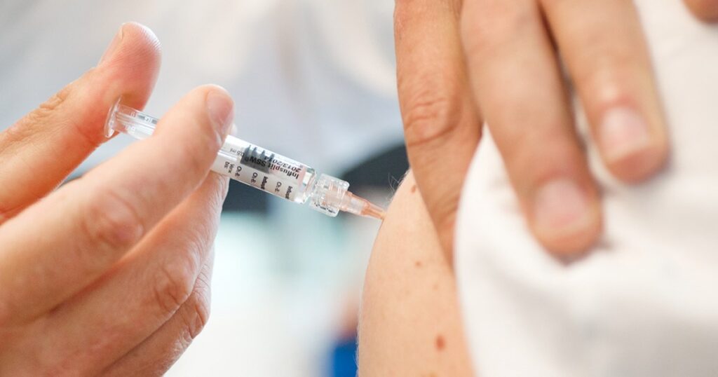 What should be avoided after vaccination?