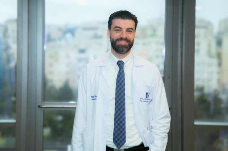 Dr. Hassan Hashem, Director of the Blood and Marrow Transplantation and Cellular Therapy Program at the King Hussein Cancer Center.