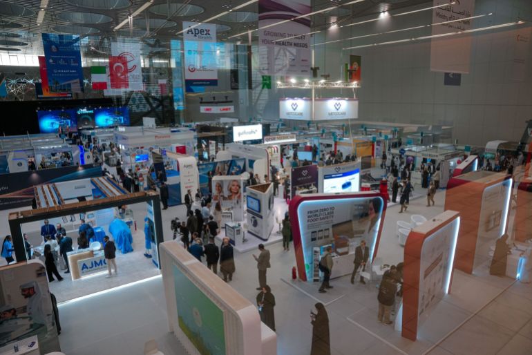 An archive photo of the first edition of the exhibition and conference last year - Al Jazeera.