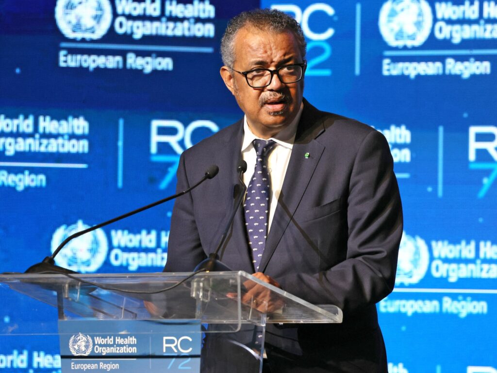 The World Health Organization calls for urgent action to fund health systems in several countries