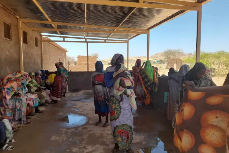 Part of a health center in the Tawila area - Al Jazeera Net