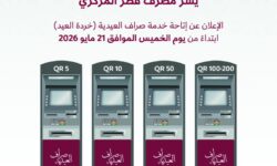 Operating 52 ATMs…providing “Al-Adha” scrap in 10 locations in malls and markets