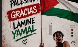 The Palestinian Federation thanks Lamine Yamal