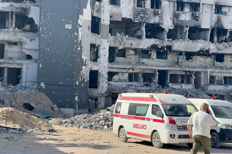 Medical teams in Gaza work amid the rubble of hospitals to rescue the wounded despite the destruction and siege