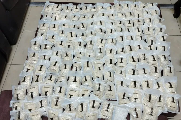 Drugs were seized in the capital, Amman, in conjunction with World Anti-Drug Day. Source: Jordanian Public Security