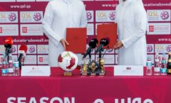Qatar Stars League Foundation signs a partnership agreement with "Education above all"