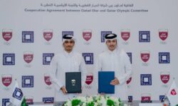 Qatari Diar and the Olympic Committee enhance cooperation in sports and community initiatives