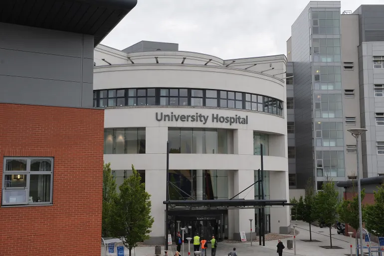 General view of University Hospital, Coventry. Research led by Professor Dimitris Grammatopolous, Professor of Molecular Medicine and Consultant in Clinical Biochemistry and Molecular Diagnostics at University Hospitals Coventry and Warwickshire has proven that a genetic variation can lead to women becoming up to five times more likely to suffer from postnatal depression. (Photo by Joe Giddens/PA Images via Getty Images)