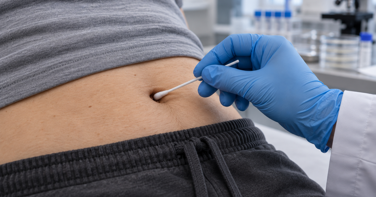 A recent study: A swab from the belly button may reveal serious diseases