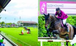 “Basem” competes with the world’s elite, Longines International