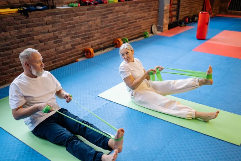 Resistance exercises become more important with age because they help maintain muscle mass and muscle strength