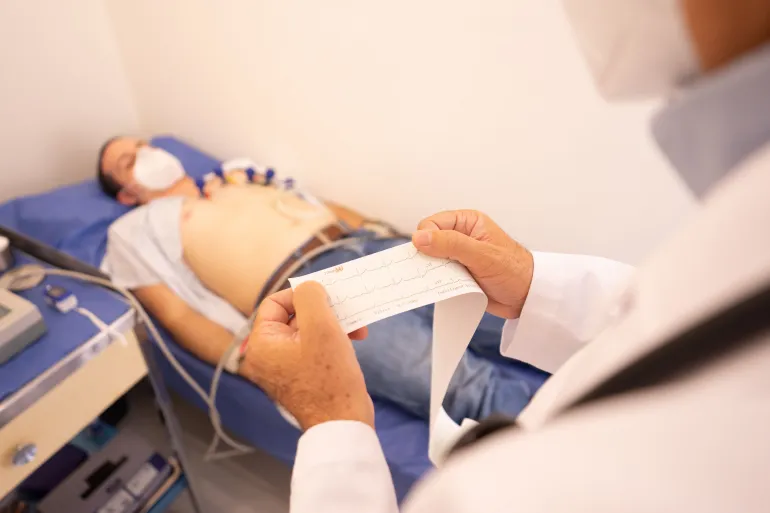 Atrial fibrillation is a heart disorder that increases the risk of clots and stroke