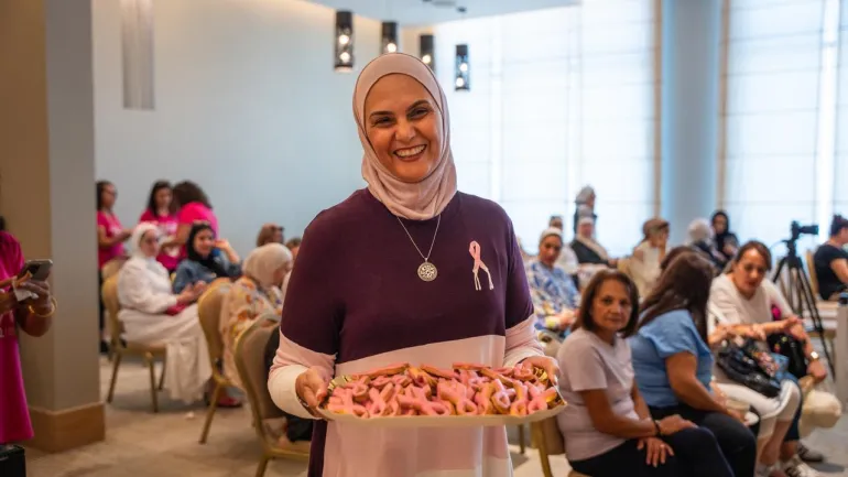 Roland Al-Bawab is a two-time breast cancer survivor (Al-Jazeera)