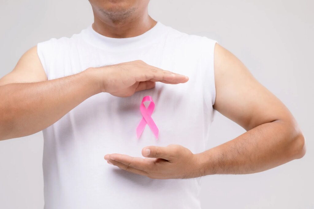 5 danger signs. Breast cancer also threatens men