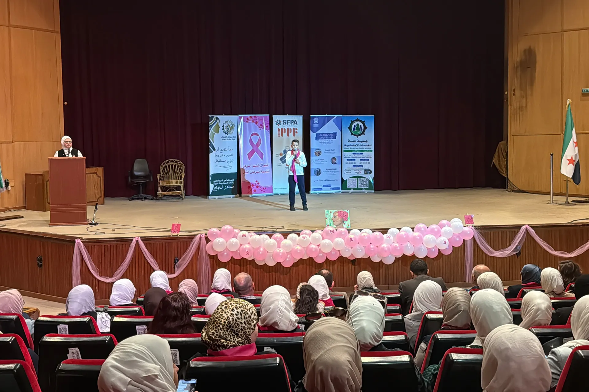 Pink Month in Hama...stories of hope and breast cancer awareness campaigns