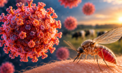 Chamunda virus records the first human infection.. What is its nature and how is it transmitted?