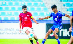 Egypt defeats Kuwait by three in the Gulf Cup