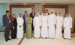 The Qatari Businessmen Association discusses with the Indian Finance Minister enhancing trade cooperation and investment opportunities